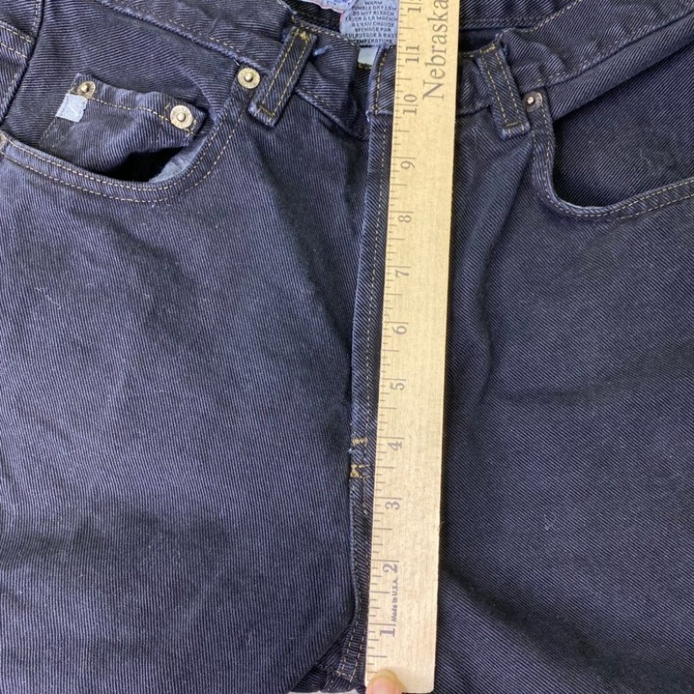 Vintage Silver Button Fly Jeans - Picture 3 of 10